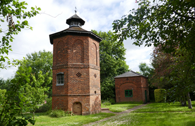 view of dovecote and cowhouse